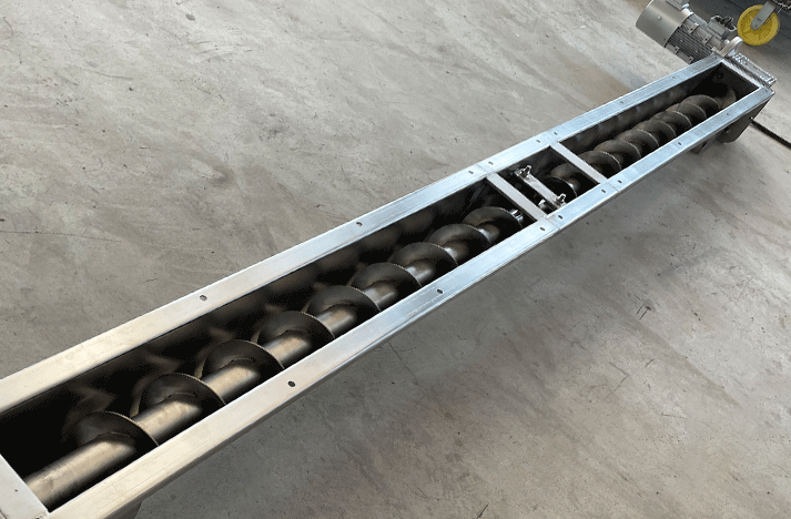 雙動力兩側(cè)出料螺旋輸送機(jī)